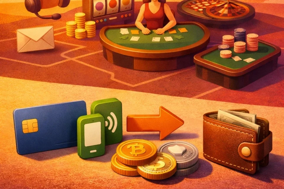 Payments, Support and Games at Vegas Nova